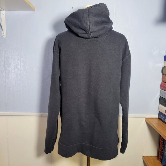 Port & Company Large Black "Best of 80's" Colorful Outlined Cassette Tape Hoodie - Picture 7 of 10